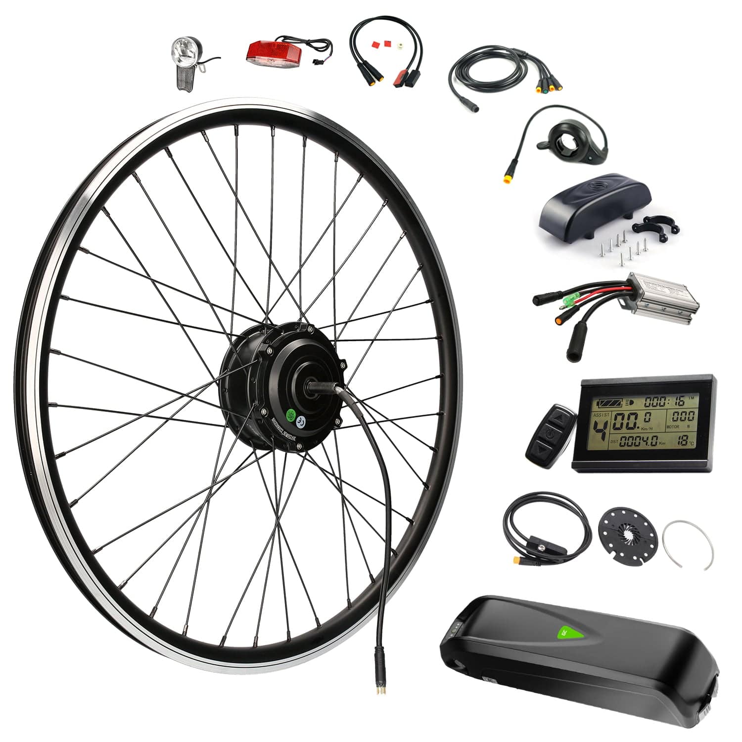 windmeile | Vorderradmotor Umbausatz inkl. Akku und smtlichem Zubehr -  windmeile