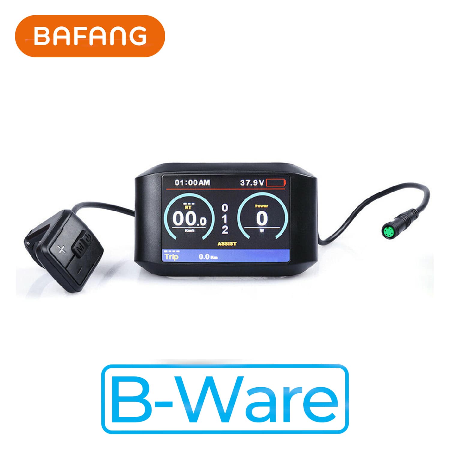 Fahrrad Bordcomputer Bafang DPC-10 Display Für BBS01 BBS02 BBSHD Und Bafang Controller, LCD, 3,6 Bordcomputer Fahrrad